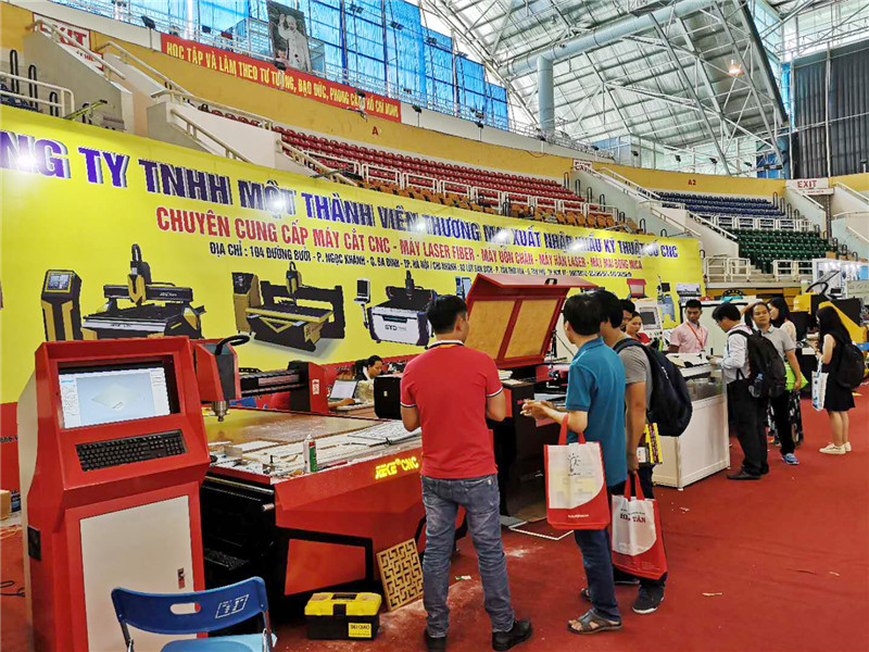 163am银河数控参加2018年8月越南展会